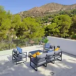 Coliving Double Room In Villa Ariela With Pool And Sea And Mountain Views